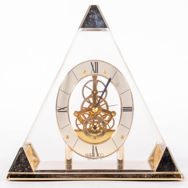 Seiko Quartz Pyramid Skellet bordur