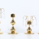 Asmussen Design. Fire dråbestager samt lampe. (5)