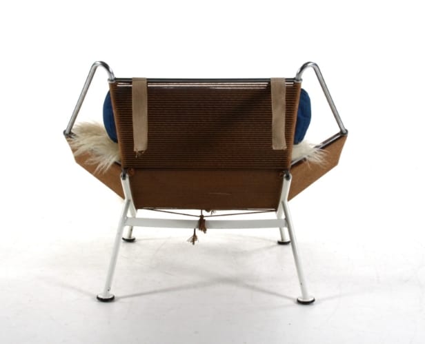 Hans J. Wegner. Flagline chair / Flag Halyard chair, Getama GE-225, 1960s