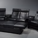 Ekornes, Stressless Biograf Sofa, model Arion, sort læder (6 )