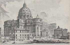 GB Piranesi: St. Peter's Basilica, 'Veduta dell' Esterno della Gran Basilica di S. Pietro in Vaticano'