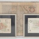 Fem håndkolorerede kort over Danmark og danske byer, 1700-tallet (5)
