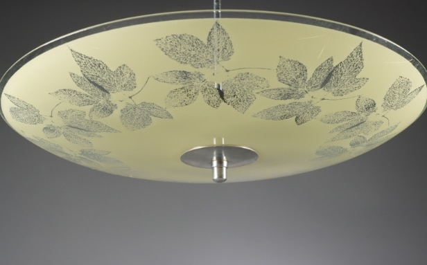 Napaco. 'Brussels' glass pendant,