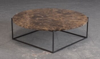 PS115783 - 365° North for Wendelbo. Model Circle. Sofabord med plade af marmor (2)