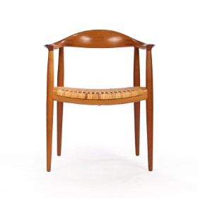 Hans J. Wegner. 'The Chair'/'Den runde stol', JH-501 af teak