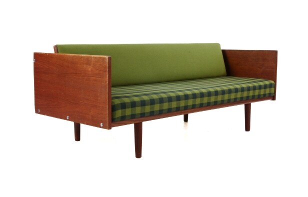 Hans. J. Wegner. Daybed / briks, teaktræ, model GE-259, tidlig model