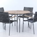 Cinas. Garden table and four chairs - Model Ellen & Mood (5)