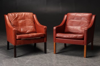 Børge Mogensen. Et par lænestole, model 2207 (2)