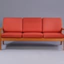 Ole Wanscher. Three-person sofa, model 'Senator'.