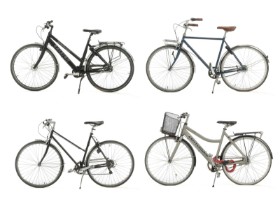 7615, 7617, 7619, 7616 - Samling cykler (4)