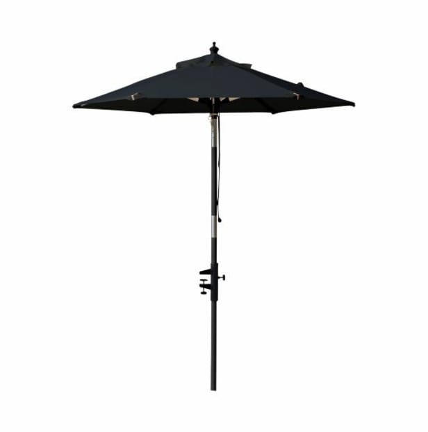 Cinas. Balkon/altan parasol. Model Nero. Sort