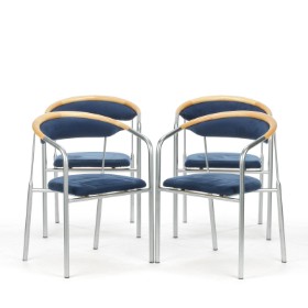 Henrik Tengler. Four armchairs, model 'Chairman' (4)