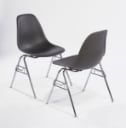 Eames skalstole Model DSS seks styk antrasit grå (6)