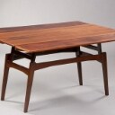 Dansk design. Justerbar sofabord/spisebord af palisander.