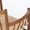 Jørgen Bækmark, tremmestole med armlæn af eg, model J81.(2)