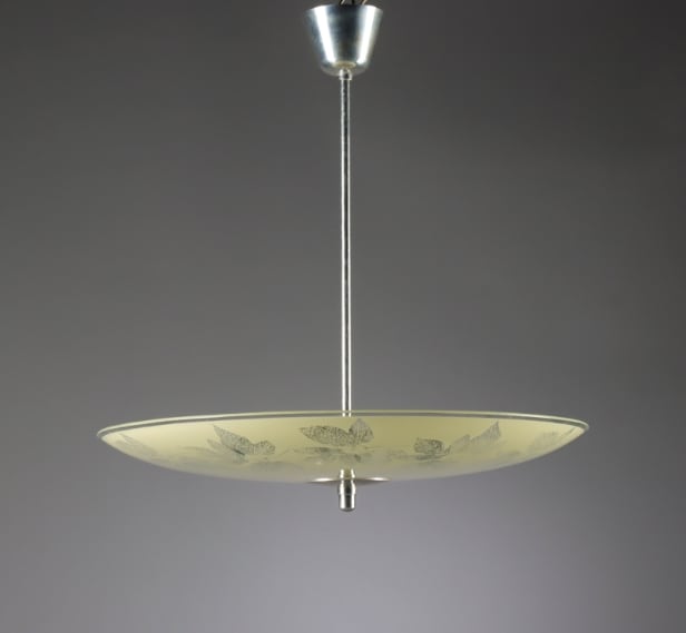 Napaco. 'Brussels' glass pendant,