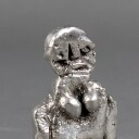 Leif Sylvester Petersen cd. Skulptur betitlet 'Dame på høje hæle', forsølvet tin  Denne vare er sat til omsalg under nyt varenummer 4136424