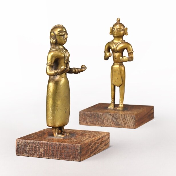To indiske figurer, ant. 1800-tallet