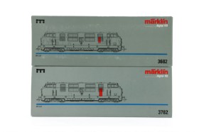 Märklin 3682+3782 Digital HO: Two diesel locomotives BR 221 (2)