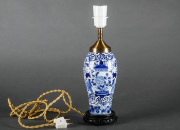 Kinesisk vase/ bordlampe