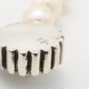 Connection, necklace with freshwater cultured pearls, with interchangeable clasp