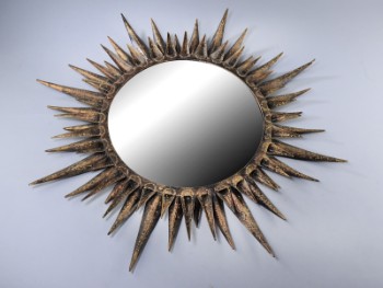 Fransk stjerneformet spejl fra 70erne