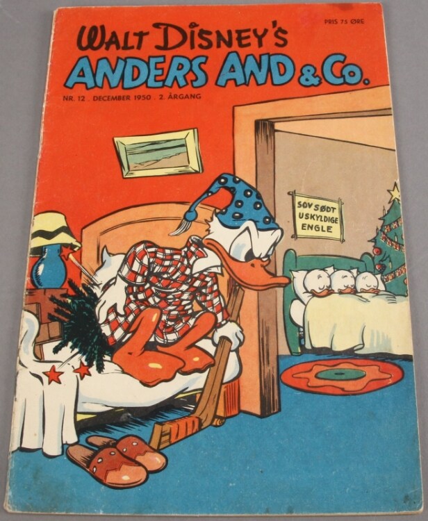Walt Disney's Anders And & Co. Nr. 2, 3, 4 fra årgang 2 1950 samt Nr. 8, 9, 10, 11, 11B og 12. 2. årgang, 1950 (9)