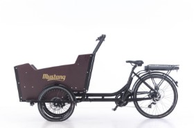 Mustang Cargo Electric el-ladcykel med 8 gear - Black