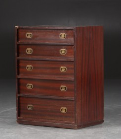 Henning Korch. Mahogany chest of drawers