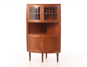 Teak corner cabinet, 1960s