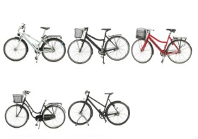 7559, 7574, 7575, 7576, 7578 - Samling cykler (5)