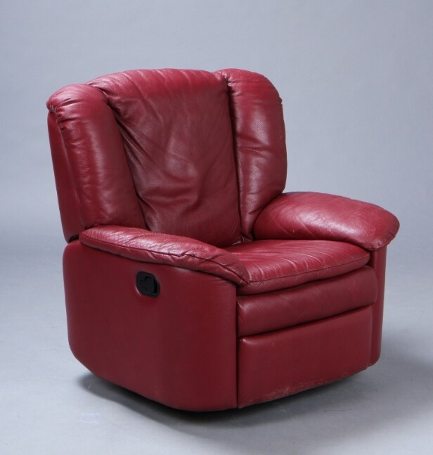 Natuzzi. Chaiselong/lænestol med integreret fodskammel.