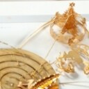 Georg Jensen. Golden Christmas / Christmas Collectibles. Samling juleuroer fra fra 1991,1996-2005, 2008, 2011 & 2013 (15)