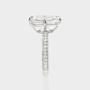Elegant white gold ring with lab-created diamonds*, approx. 5.67 ct. IGI certified Size 53