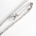 Diamanthalskæde af 14 kt. hvidguld, 0,55 ct. (Lab fremstillet)* IGI certificeret