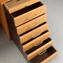 SKM skrivebord af teak og eg samt tilhørende arkitektlampe (2) Denne vare er sat til omsalg under nyt varenummer 5351876