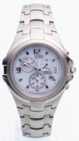 Herreur fra Citizen, model Eco-Drive Chrongraph, ref.nr.: H570-S026466.