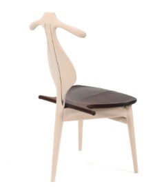 H.J. Wegner. Chair. Jacket rest, wengé / ash wood, model PP250