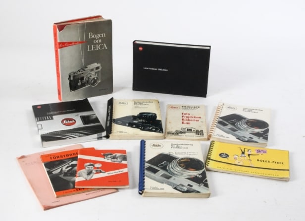 Leica. Various books and booklets