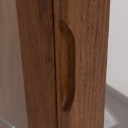 436. Klim Furniture. Display cabinet made of oiled walnut, model V301