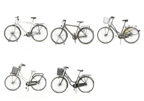 7351, 7352, 7353, 7355, 7359 - Collection of bicycles (5)