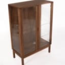 437. Klim Furniture. Walnut display cabinet, model V302