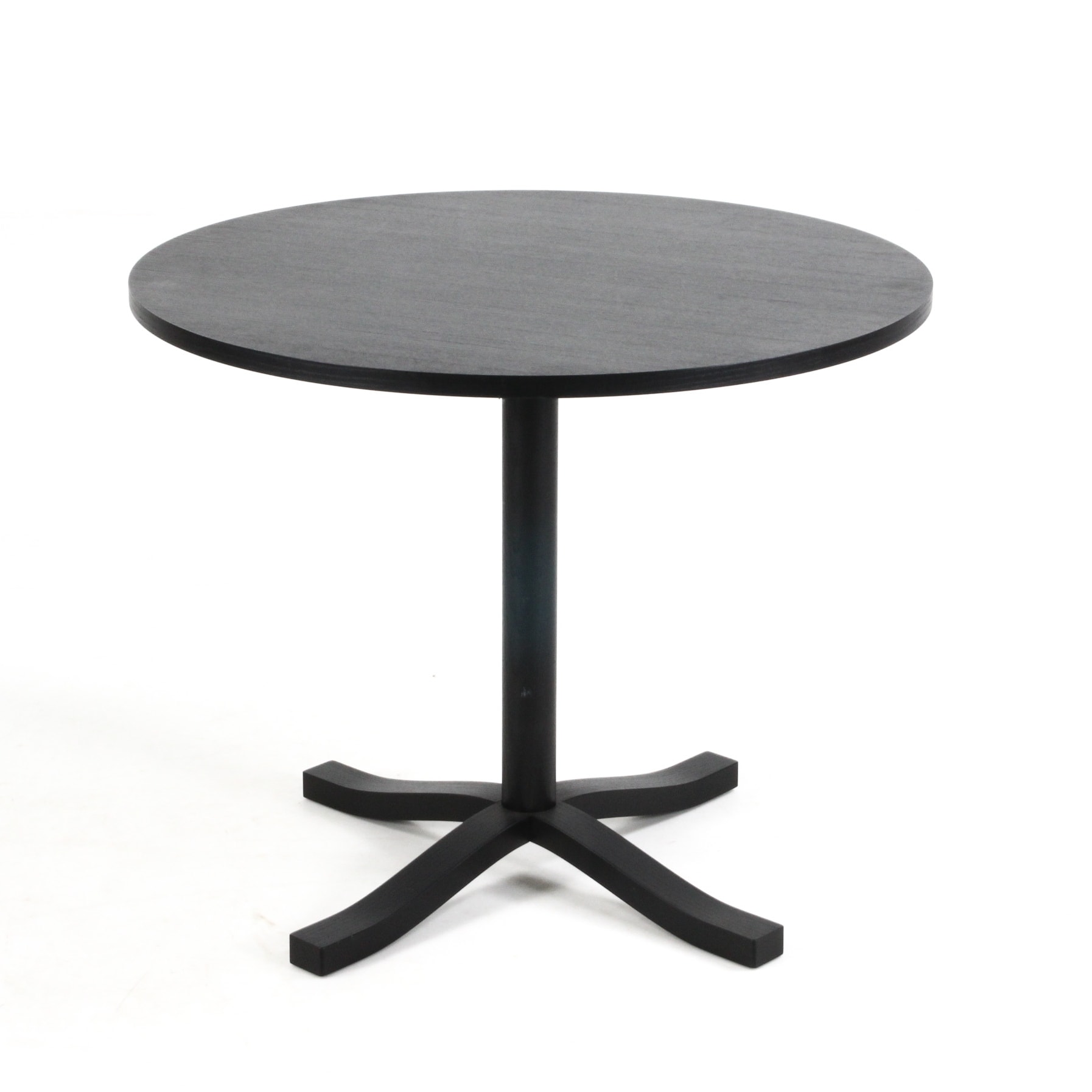 Julien Renault for HAY. Dining table / cafe table, black-lacquered ash ...
