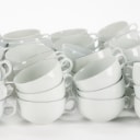 Grethe Meyer for Royal Copenhagen. 'Blåkant, rødkant samt four seasons' service af porcelæn (351)