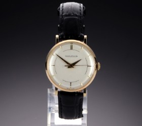 Jaeger-LeCoultre. Vintage herreur i 9 kt. guld med lys skive, ca. 1959