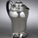 Georg Jensen. Kaffekande af sølv, tidlig, ca. 1919-1927