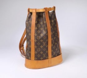 Louis Vuitton. 'Randonnee GM' rygsæk/ skuldertaske af Monogram Canvas