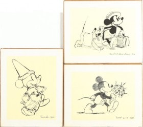 Walt Disney / Ikea / The Art Group. 'Fantasia', 'Puppy Love' & 'Society Dog Show', plakater. (3)