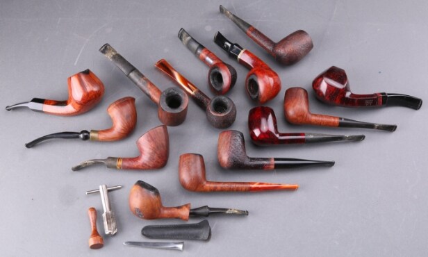 Erik Nørding, Stanwell m.fl. Samling piber af bruyere (14)