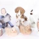 Royal Copenhagen and B&G collection porcelain figurines (19)